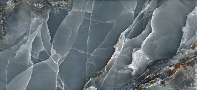 Stemar Baldocer Onyx Bleu Pulido 120x260 Połysk Płytka Ścienna Podłogowa Gres