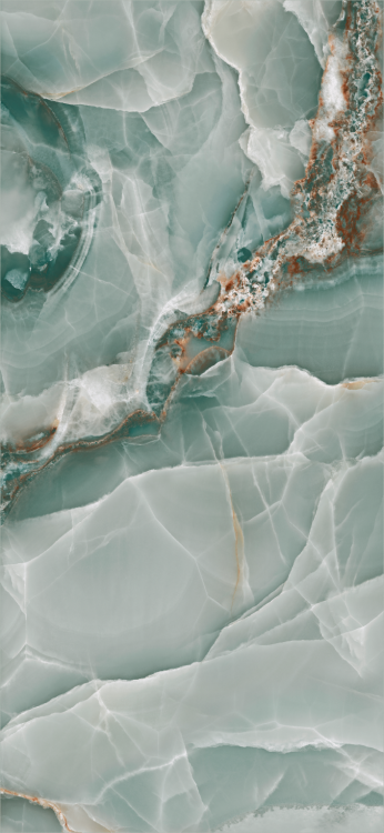 Stemar Baldocer Onyx Turquoise Pulido 120x260 Połysk Płytka Ścienna Podłogowa Gres