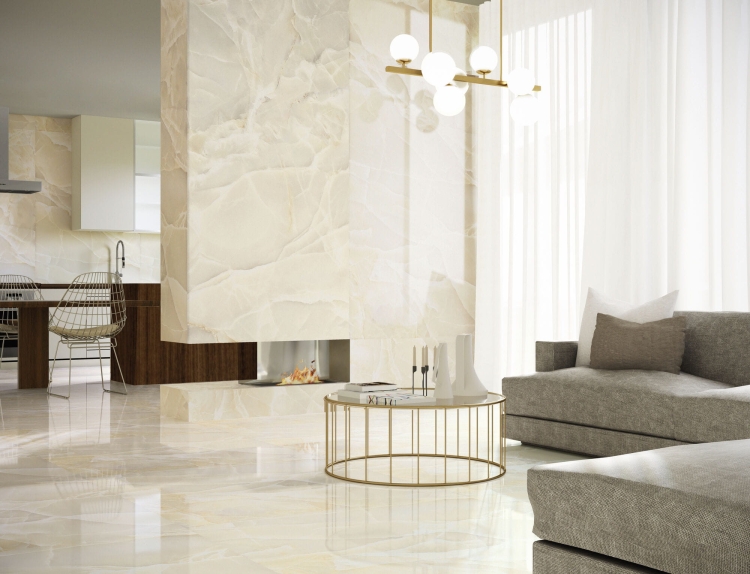 Stemar Baldocer Onyx Sable Pulido 120x260 Połysk Płytka Ścienna Podłogowa Gres