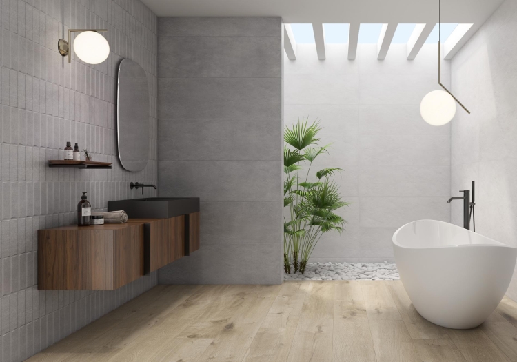 Stemar Pamesa Rlv Dosso Greige 40x120 Mat Rektyfikowany Płytka Ścienna Glazura