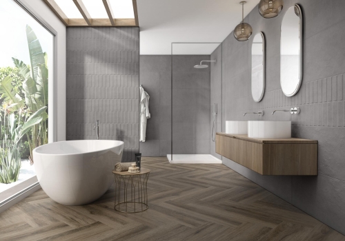 Stemar Pamesa Dosso Sabbia 40x120 Mat Rektyfikowany Płytka Ścienna Glazura