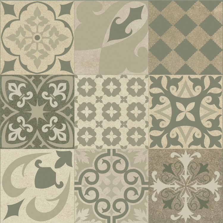 Stemar Baldocer Krabi Mix Bone 60x60 Mat Płytka Ścienna Podłogowa Gres