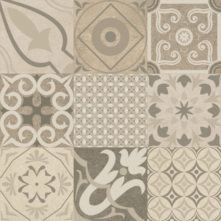 Stemar Baldocer Krabi Mix Bone 60x60 Mat Płytka Ścienna Podłogowa Gres