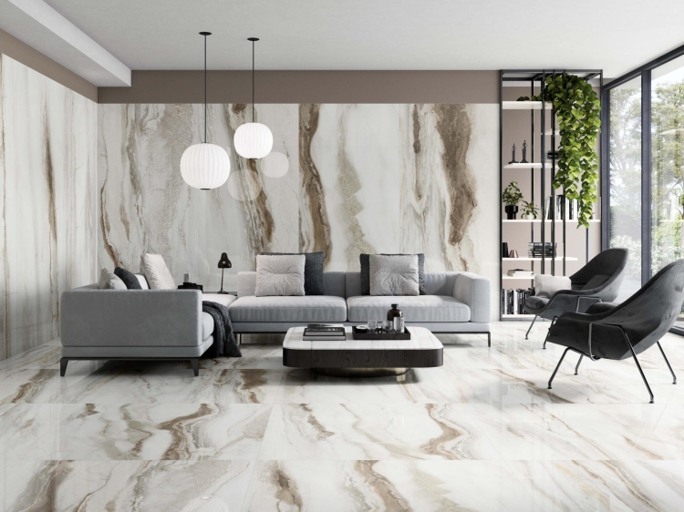 Stemar Pamesa Nebula Almond 60x120 Połysk Płytka Ścienna Podłogowa Gres