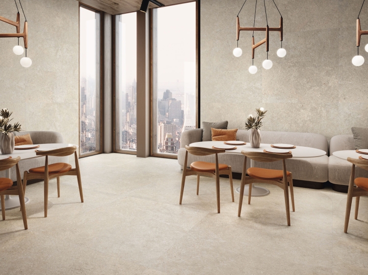 Stemar Baldocer Stoneland Ivory 120x120 Mat Płytka Ścienna Podłogowa Gres