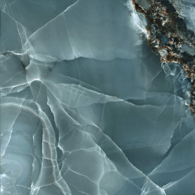 Stemar Baldocer Onyx Blue Pulido 120x120 Połysk Płytka Ścienna Podłogowa Gres