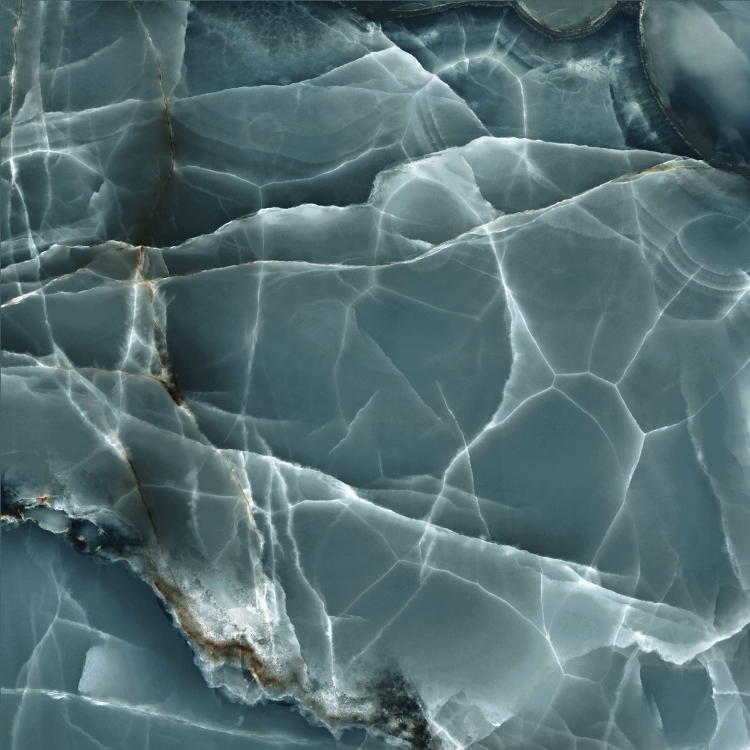 Stemar Baldocer Onyx Blue Pulido 120x120 Połysk Płytka Ścienna Podłogowa Gres