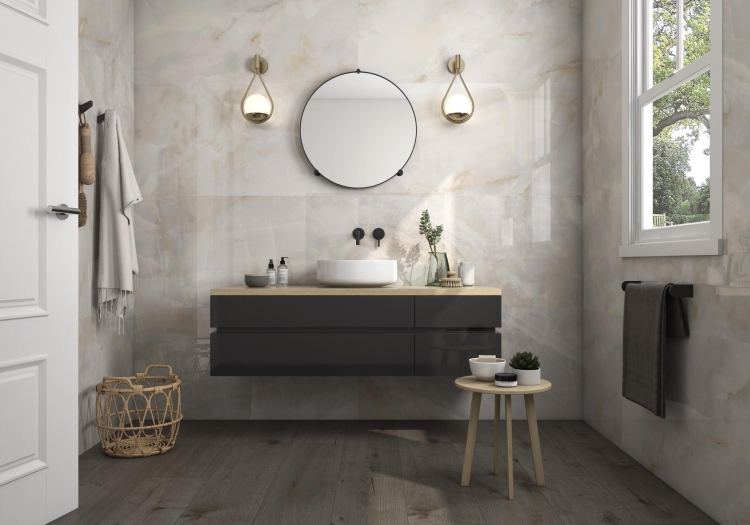 Stemar Pamesa Cr Sardonyx Cream 120x120 Połysk Płytka Ścienna Podłogowa Gres