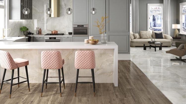 Stemar Pamesa Cr Sardonyx White 60x120 Połysk Płytka Ścienna Podłogowa Gres