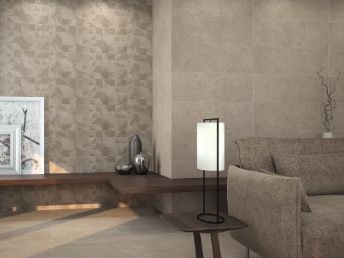 Stemar Baldocer Shape Icon Taupe 30x90 Mat Płytka Ścienna Glazura