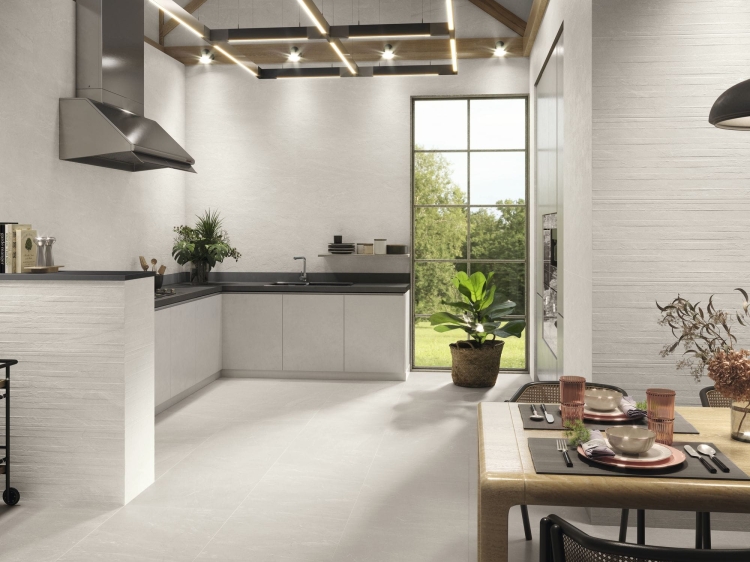 Stemar Baldocer Kibo Rockland Silver 40x120 Mat Płytka Ścienna Glazura