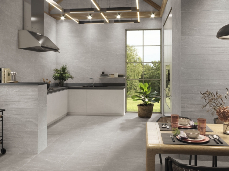 Stemar Baldocer Kibo Rockland Grey 40x120 Mat Płytka Ścienna Glazura