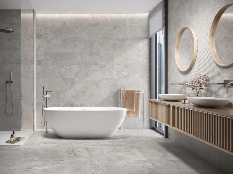 Stemar Baldocer Dome Ash 80x80 Mat Płytka Ścienna Podłogowa Gres