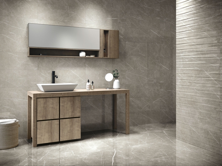 Stemar Baldocer Eternal Taupe Pulido 80x80 Połysk Płytka Ścienna Podłogowa Gres