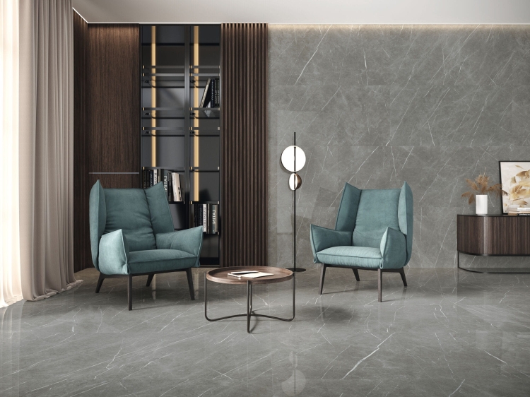 Stemar Baldocer Eternal Dark Pulido 80x80 Połysk Płytka Ścienna Podłogowa Gres