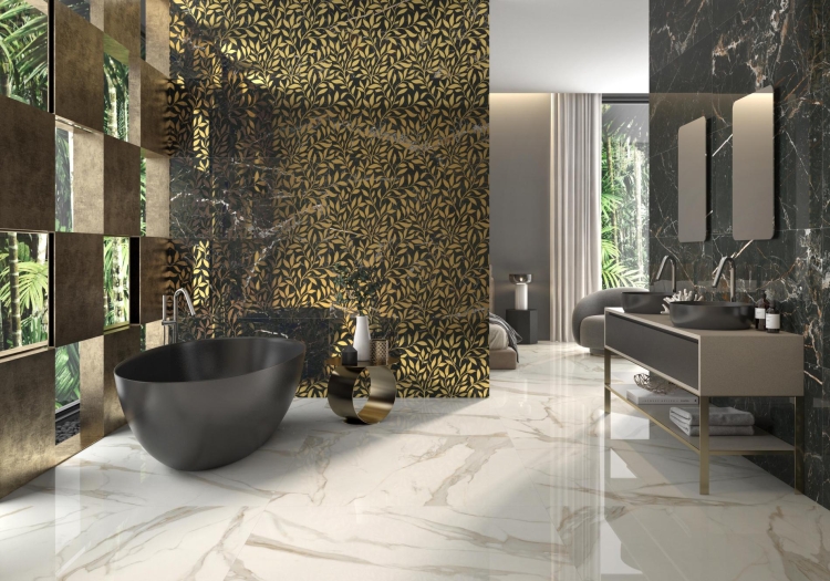 Stemar Pamesa Calacata Gold 120x120 Połysk Płytka Ścienna Podłogowa Gres