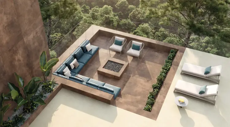 Stemar XTONE Porcelanosa Oxide Brown Nature 120x270 Mat Płytka Ścienna Podłogowa Gres