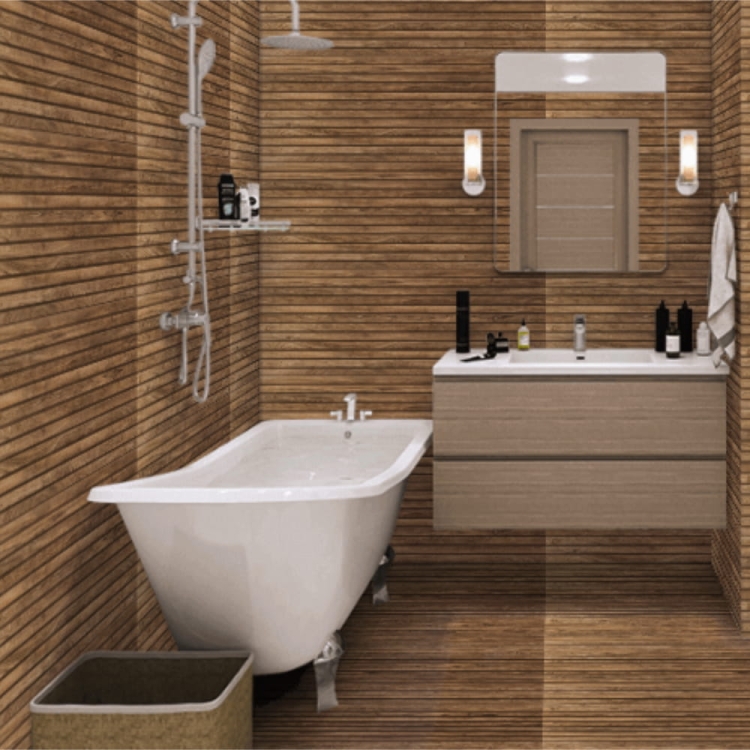 Stemar Porcelanosa Lexington Cognac 45x120 Mat Płytka Ścienna Lamela