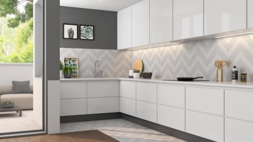 Stemar Pamesa Astract Diagonals Ash 22,3x22,3 MAt Płytka Podłogowa Gres