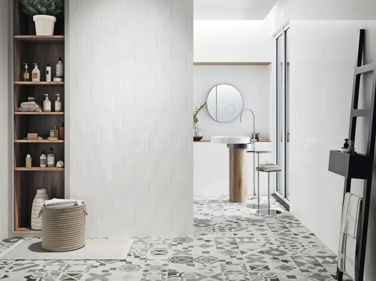 Stemar Baldocer Blanco Brillo 40x120 Połysk Płytka Ścienna Glazura