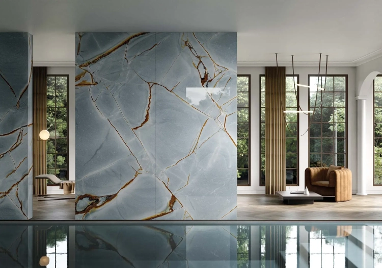 Stemar XTONE Porcelanosa Blue Roma Polished 120x270 Połysk Płytka Ścienna Podłogowa Gres