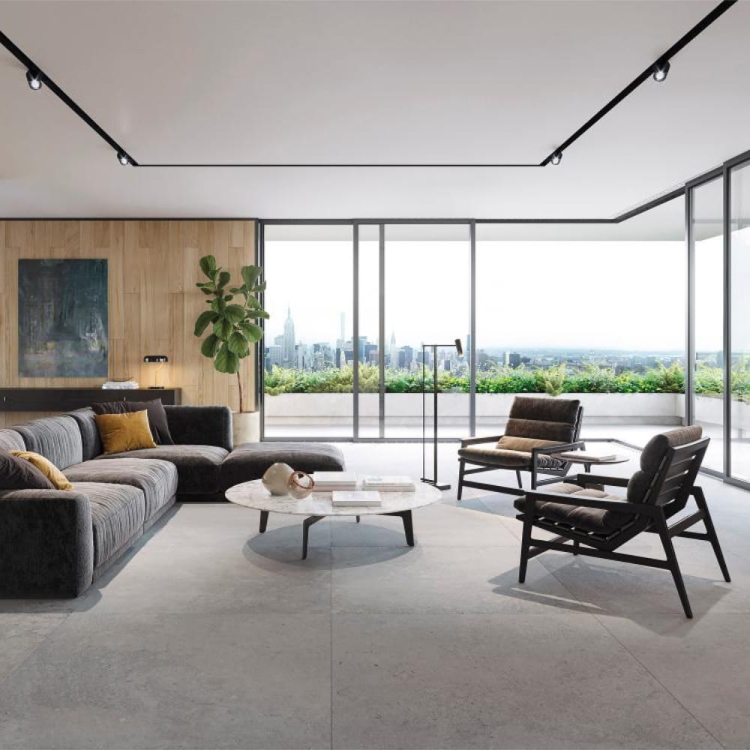 Porcelanosa Berna Acero - Płytka gresowa , szara.