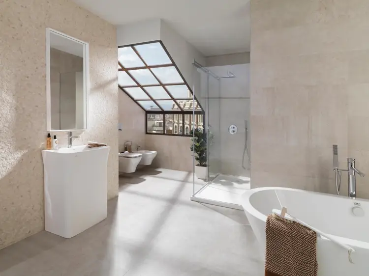 Stemar Porcelanosa Rodano Caliza 44,3x44,3 Mat Płytka Ścienna Podłogowa Gres