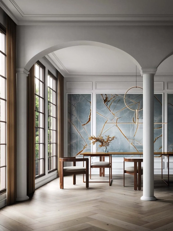 Stemar XTONE Porcelanosa Blue Roma Polished 120x270 Połysk Płytka Ścienna Podłogowa Gres