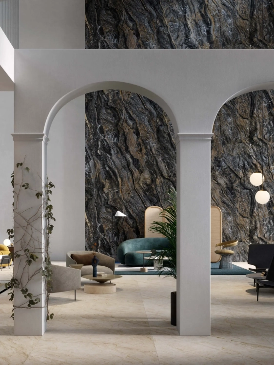 Stemar XTONE Porcelanosa Orobico Dark Polished 120x270 Połysk Płytka Ścienna Podłogowa Gres