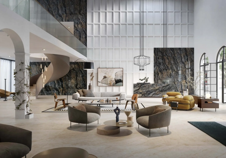 Stemar XTONE Porcelanosa Orobico Dark Polished 120x270 Połysk Płytka Ścienna Podłogowa Gres