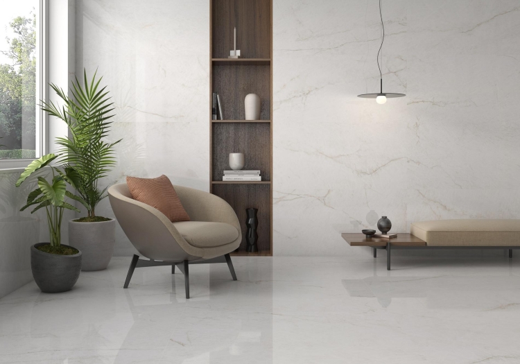 Stemar Pamesa Crystal White 1. 120x280 Połysk Płytka Ścienna Podłogowa Gres