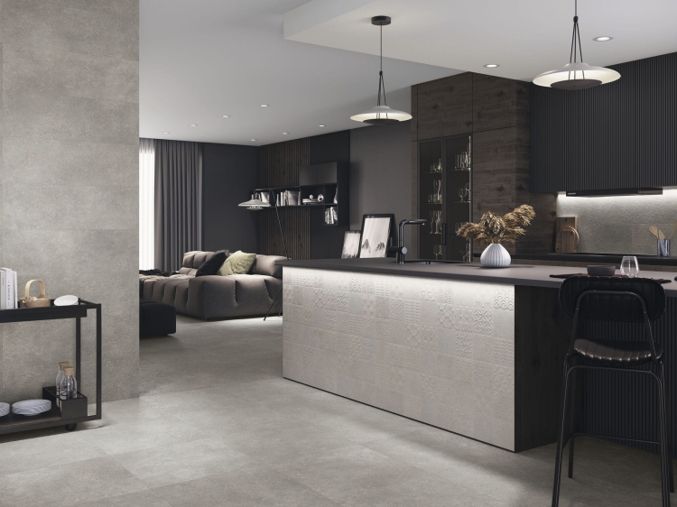 Stemar Baldocer Asphalt Fume Rectificado 60x120 Mat Płytka Ścienna Podłogowa Gres