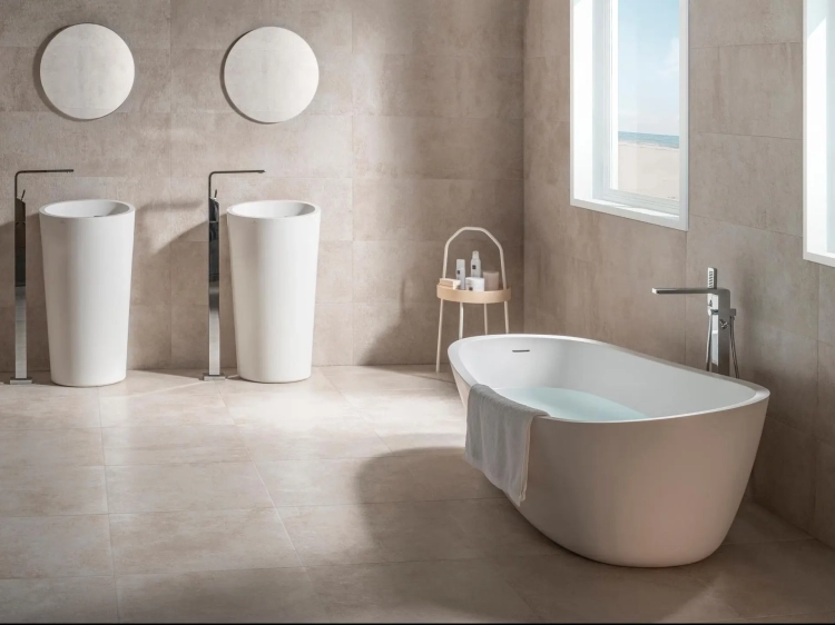 Porcelanosa Baltimore Beige 59,6x59,6 - Płytka Gresowa , kolor beż.