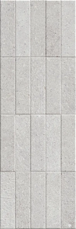 Porcelanosa Block Matika Silver - Płytka ścienna dekoracyjna , srebrna.