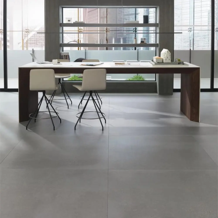 Porcelanosa Bottega Acero  - Płytka gresowa koloru szarego. Wizualizacja.