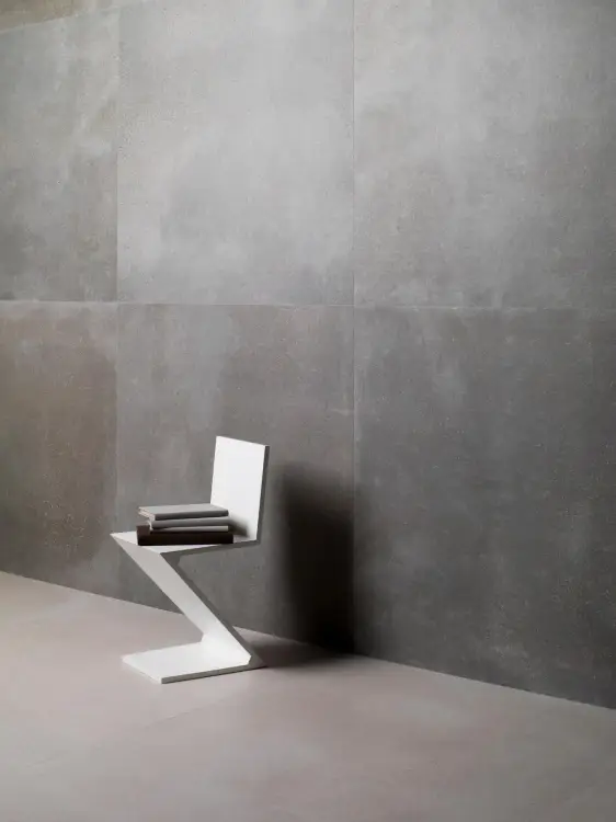 Porcelanosa Bottega Acero 120x120 - Gres , koloru szarego. Wizualizacja.