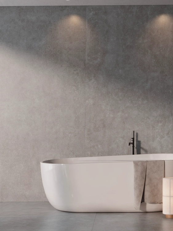 Stemar XTONE Porcelanosa Bottega Acero Nature 120x270 Mat Płytka Ścienna Podłogowa Gres, Wizualizacja.