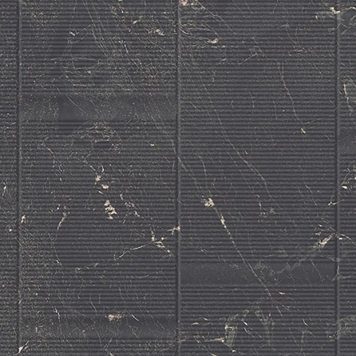 BROOKLYN MARQUINA 45×120 cm – płytka ścienna, matowa, czarny marmur z białym użyleniem