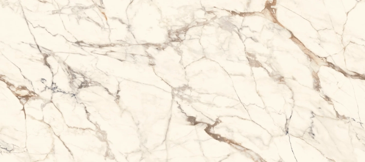 CALACATTA GOLD SILK 01 120×270 cm – gres porcelanowy, marmurowy, satynowy, rektyfikowany, z kontynuacją wzoru