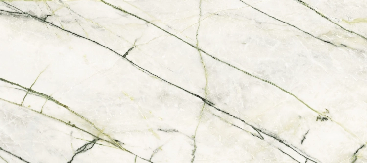Porcelanosa CALACATTA GREEN POLISHED 01 120×270 cm – gres ścienny polerowany z kontynuacją wzoru