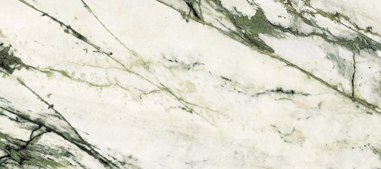 Porcelanosa CALACATTA GREEN POLISHED 05 120×270 cm – gres ścienny polerowany z kontynuacją wzoru