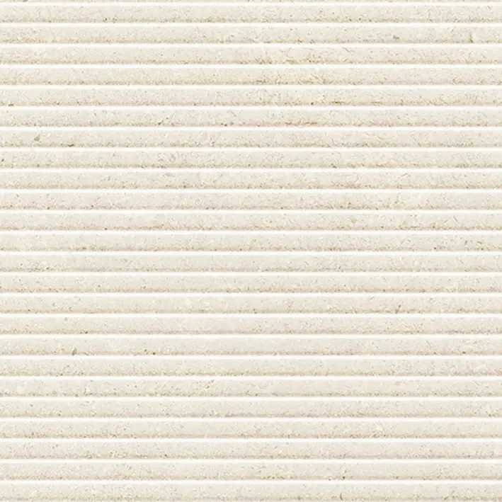 Porcelanosa CANAL CANCUN CALIZA 45×120 cm – płytka ścienna strukturalna w odcieniu wapienia