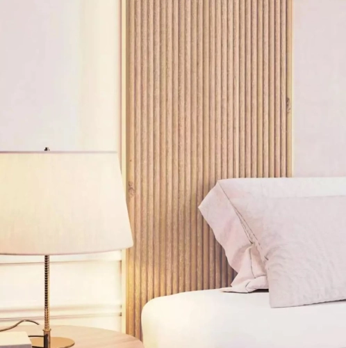 Porcelanosa CANAL LONDON ARCE 59,6×150 cm – płytka ścienna strukturalna drewnopodobna, wizualizacja.