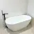 PORCELANOSA CUBICA BASIC BLANCO 33,3×100 cm – płytka ścienna w odcieniu bieli (white) wizualizacja.