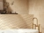 PORCELANOSA CUBIK VERONA GOLD 59,6×150 cm – płytka ścienna w odcieniu złotego beżu (gold) , wizualizacja.