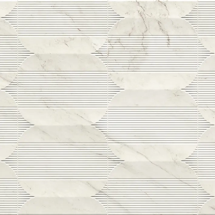 PORCELANOSA DECO GLEM WHITE 59,6×150 cm – płytka ścienna w odcieniu bieli (white)