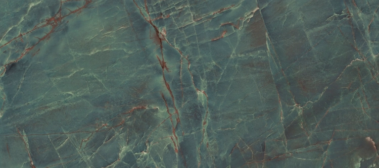 PORCELANOSA EMERALD GREEN POLISHED 02 120×270 cm – płytka ścienna w odcieniu zielonym (szmaragdowym), z kontynuacją wzoru (5 twarzy)