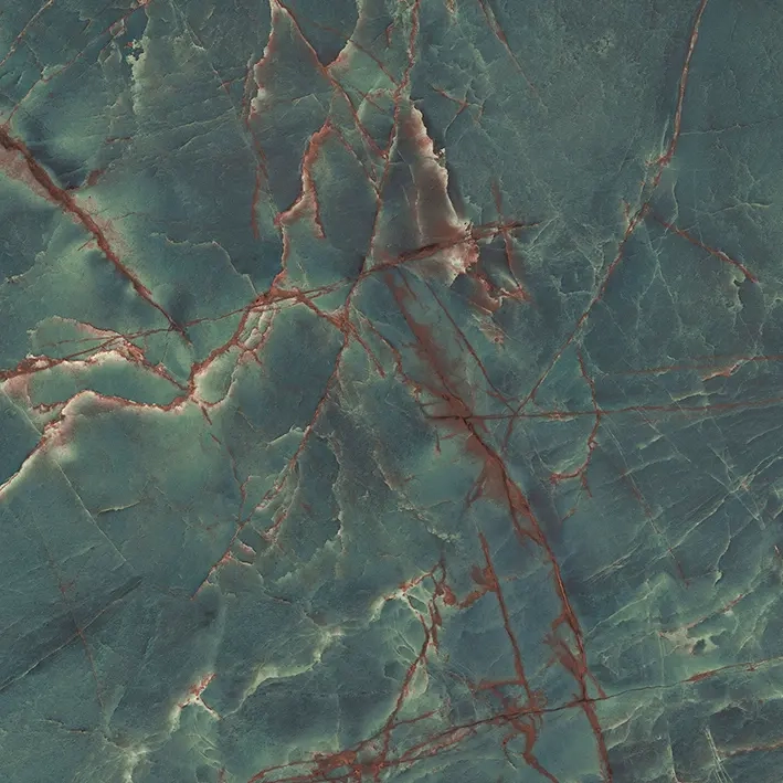 PORCELANOSA EMERALD GREEN POLISHED 03 120×270 cm – płytka ścienna w odcieniu zielonym (szmaragdowym), z kontynuacją wzoru (5 twarzy)