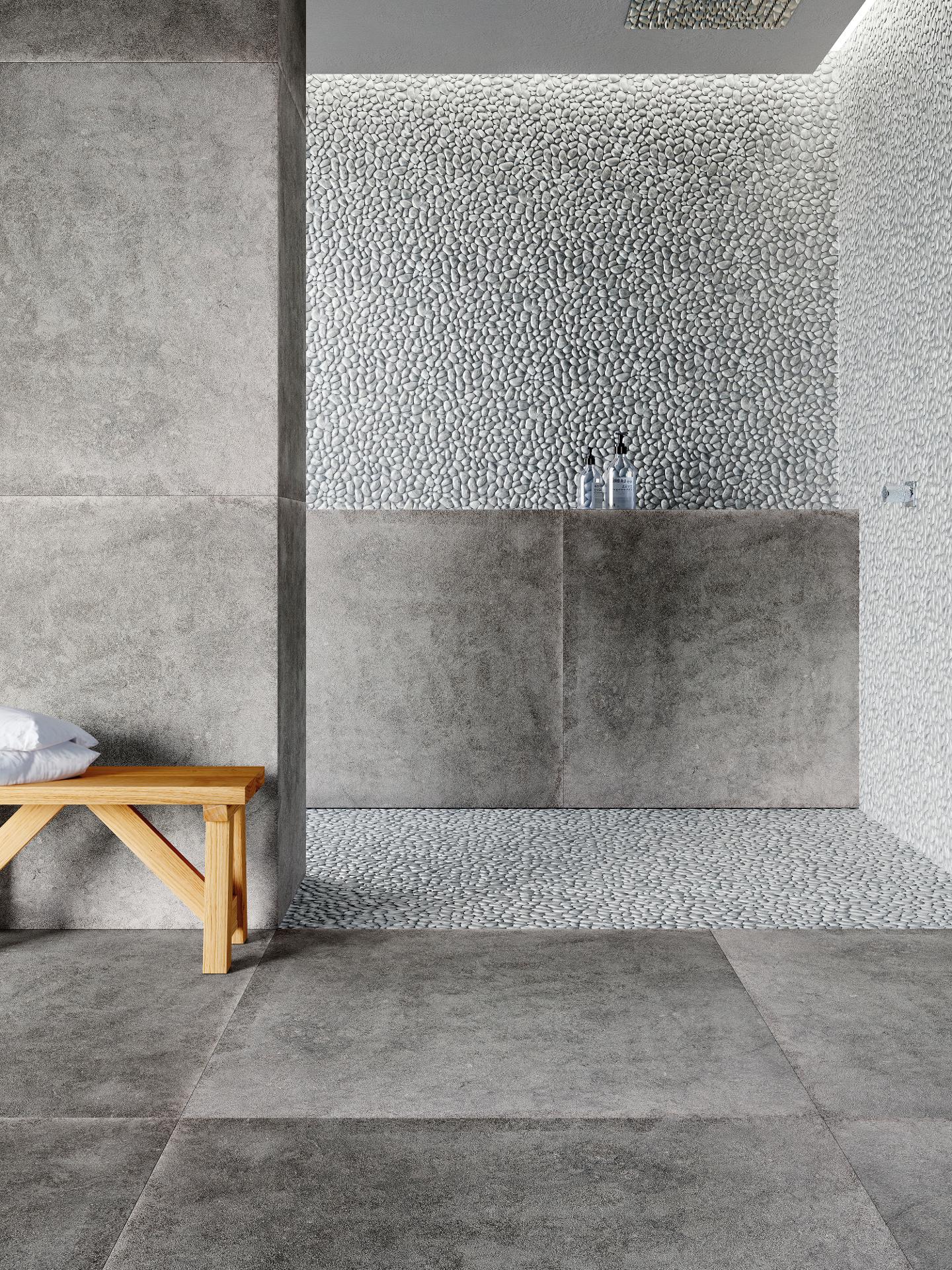 L’Antic Colonial Boulder Grey 30,5×30,5×0,6 łazienka wizualizacja