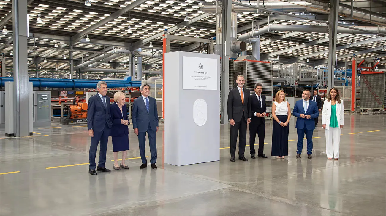 Fabryka Porcelanosa w Hiszpanii podczas obchodów 50-lecia marki